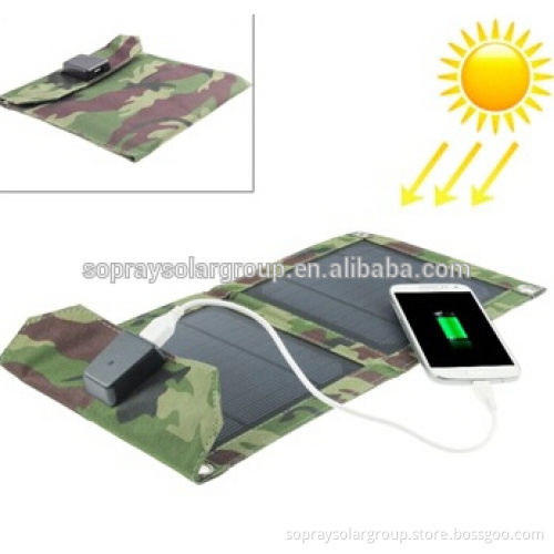 2015 hot selling 18V 5W portable small solar panel folding solar panel foldable
